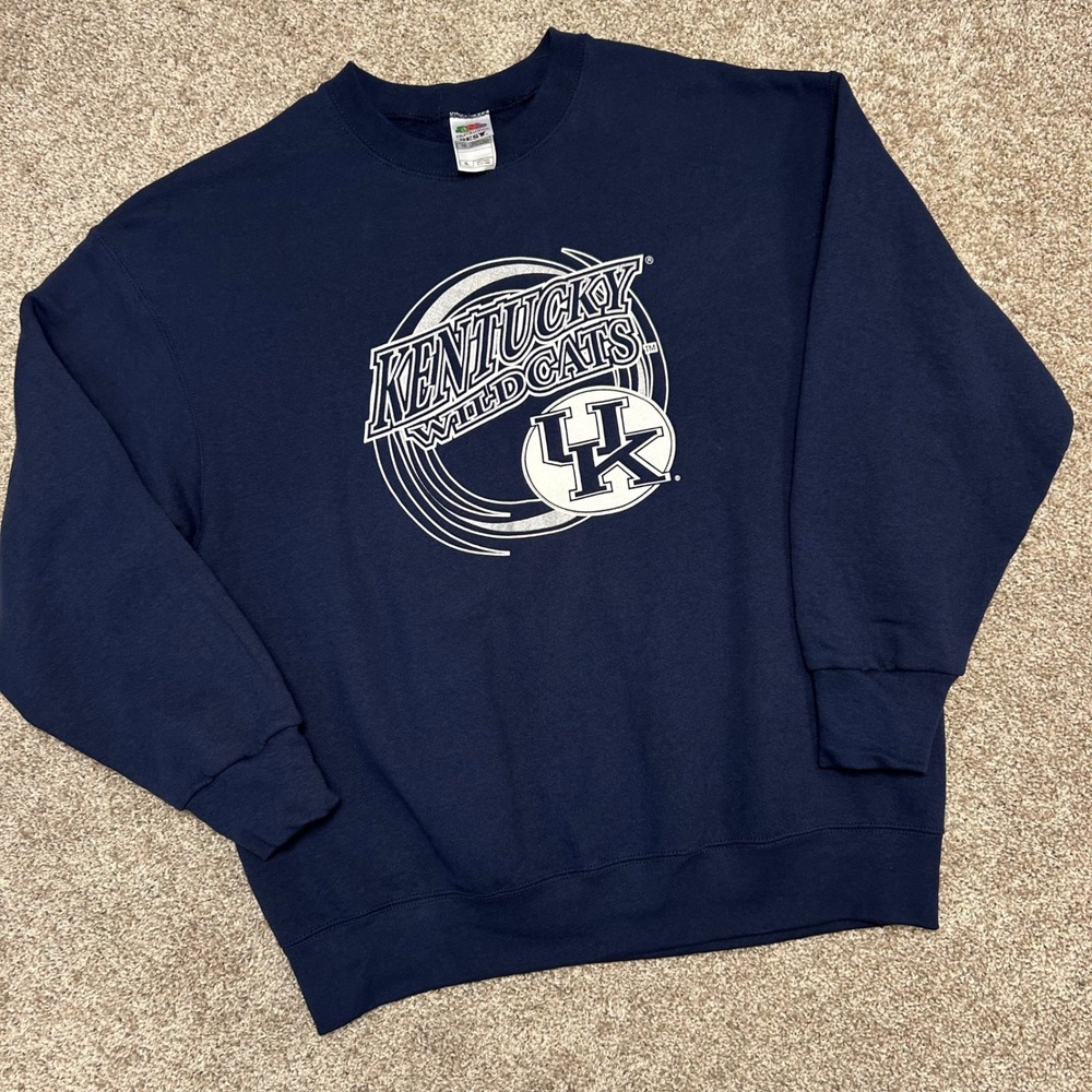 Kentucky Wildcats UK Crewneck Sweatshirt Men Size XL y2k Vintage NCAA College